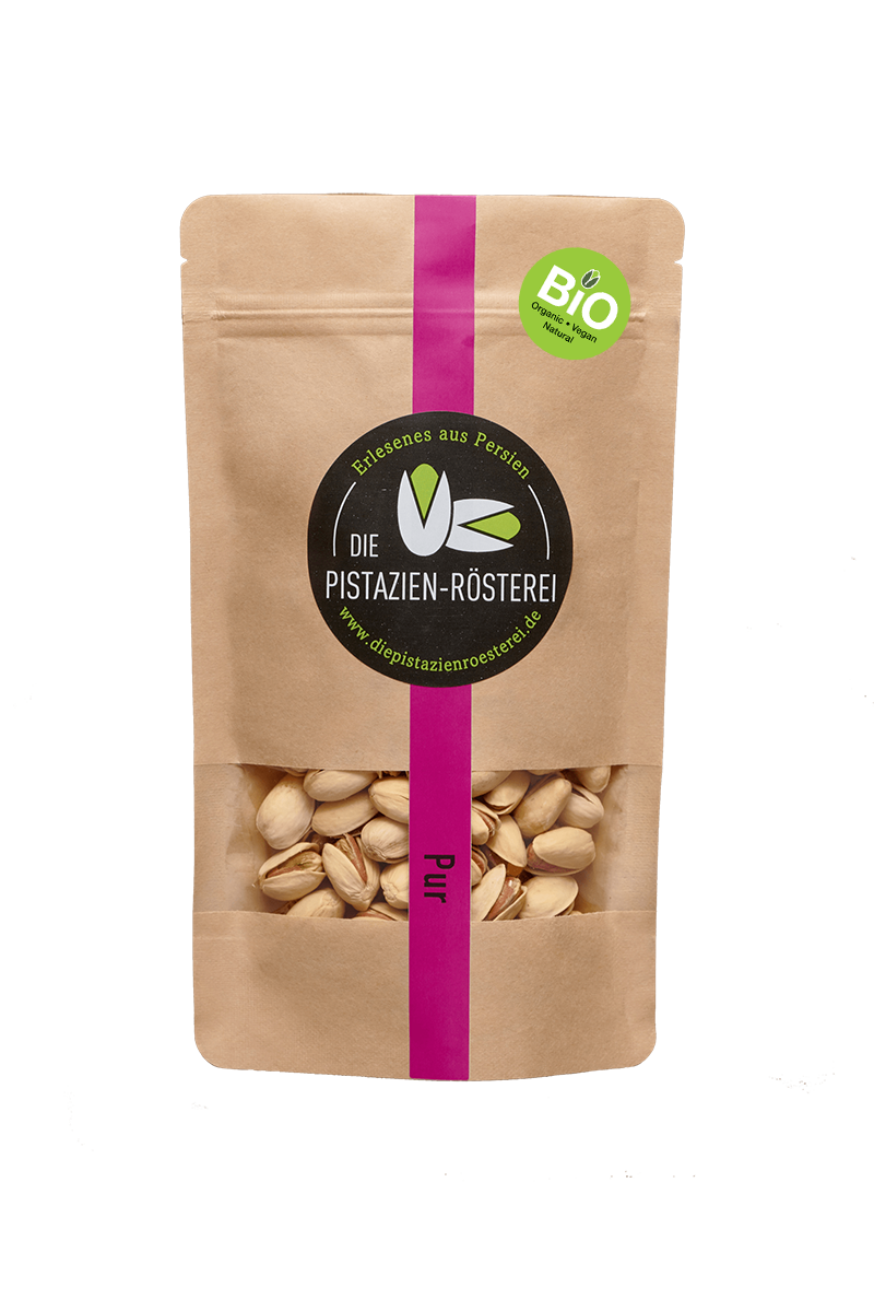 Geröstete Bio-Pistazien Pur — Verpackung