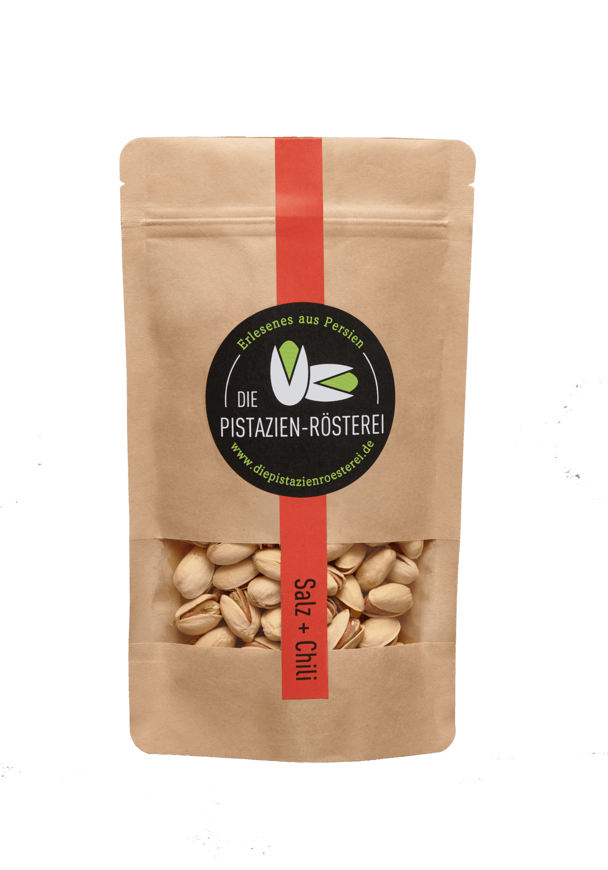 Geröstete Pistazien mit Salz & Chili — Verpackung
