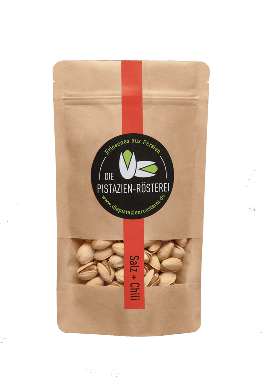 Geröstete Pistazien mit Salz & Chili — Verpackung