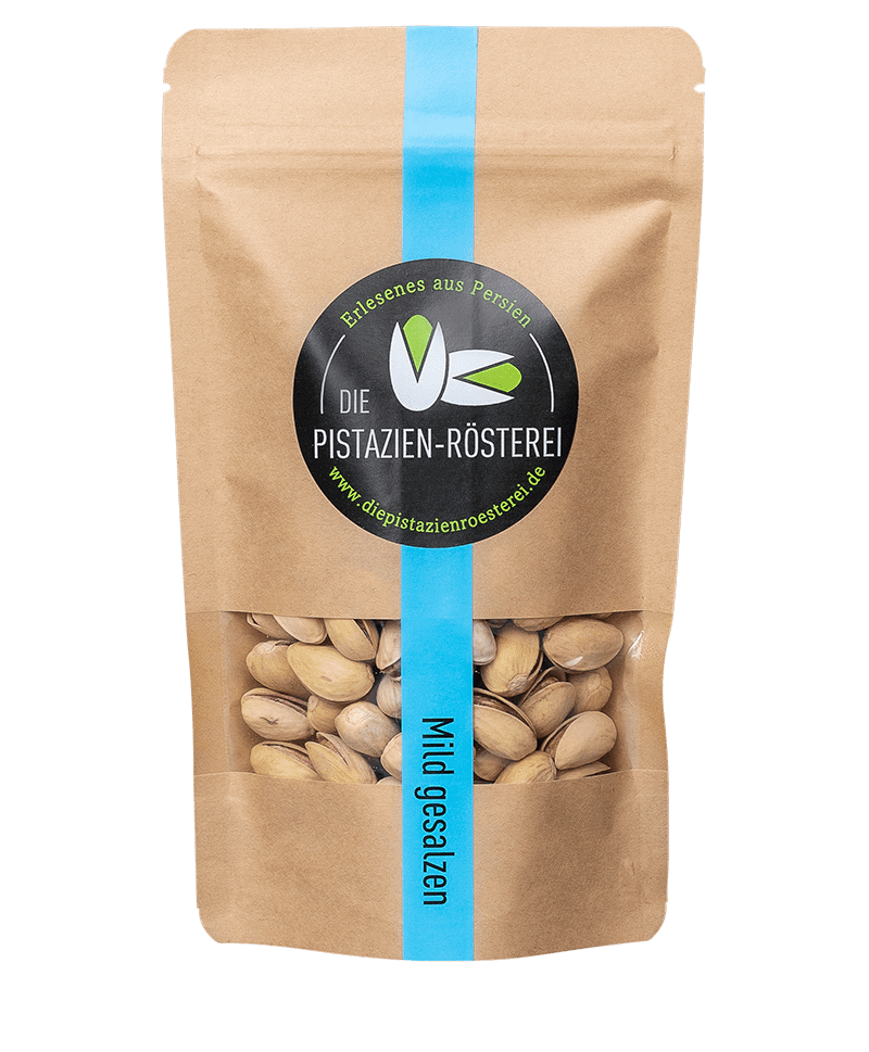 Geröstete Pistazien mild gesalzen — Verpackung